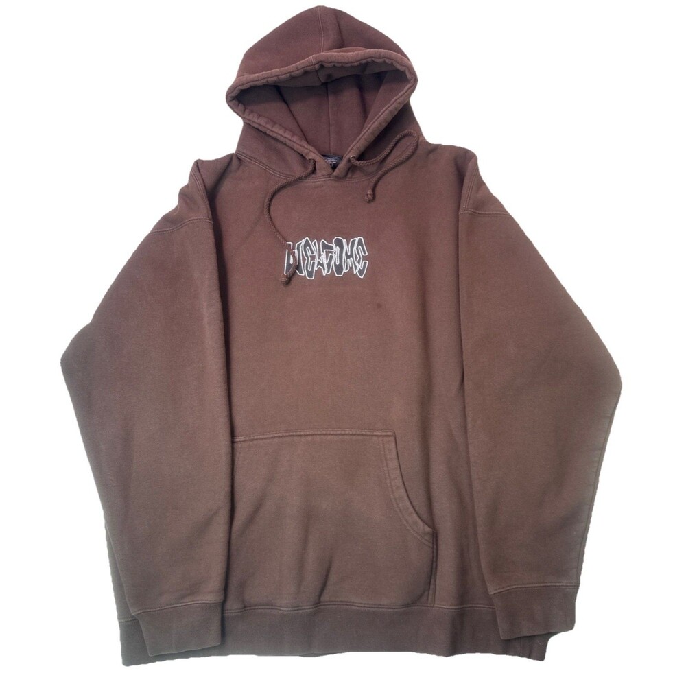 Welcome Skateboards Unisex Brown Pullover Hooded Sweatshirt Size XL